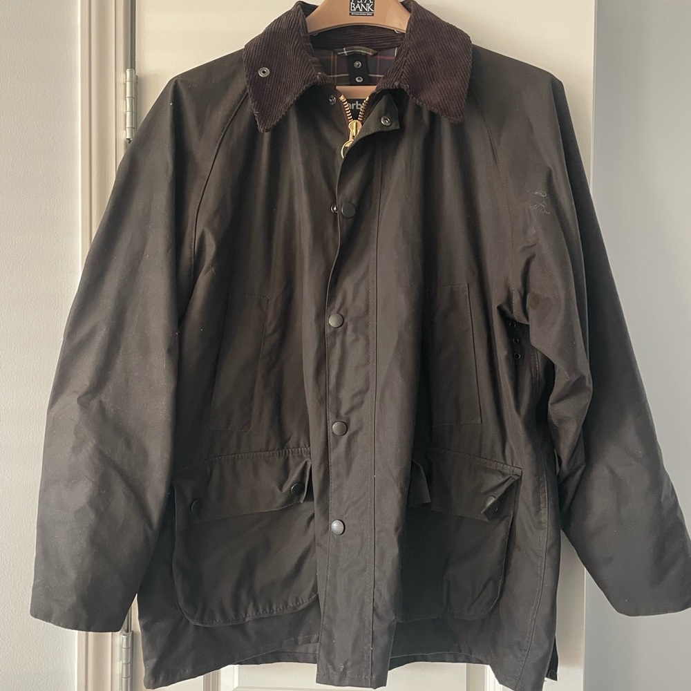 Barbour Dark Brown Field Jacket Men’s